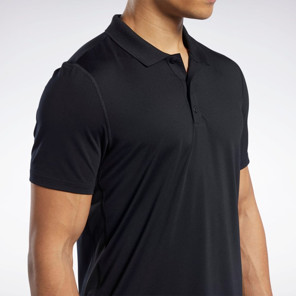 Reebok Workout Ready Polo Shirt Black | FP9115