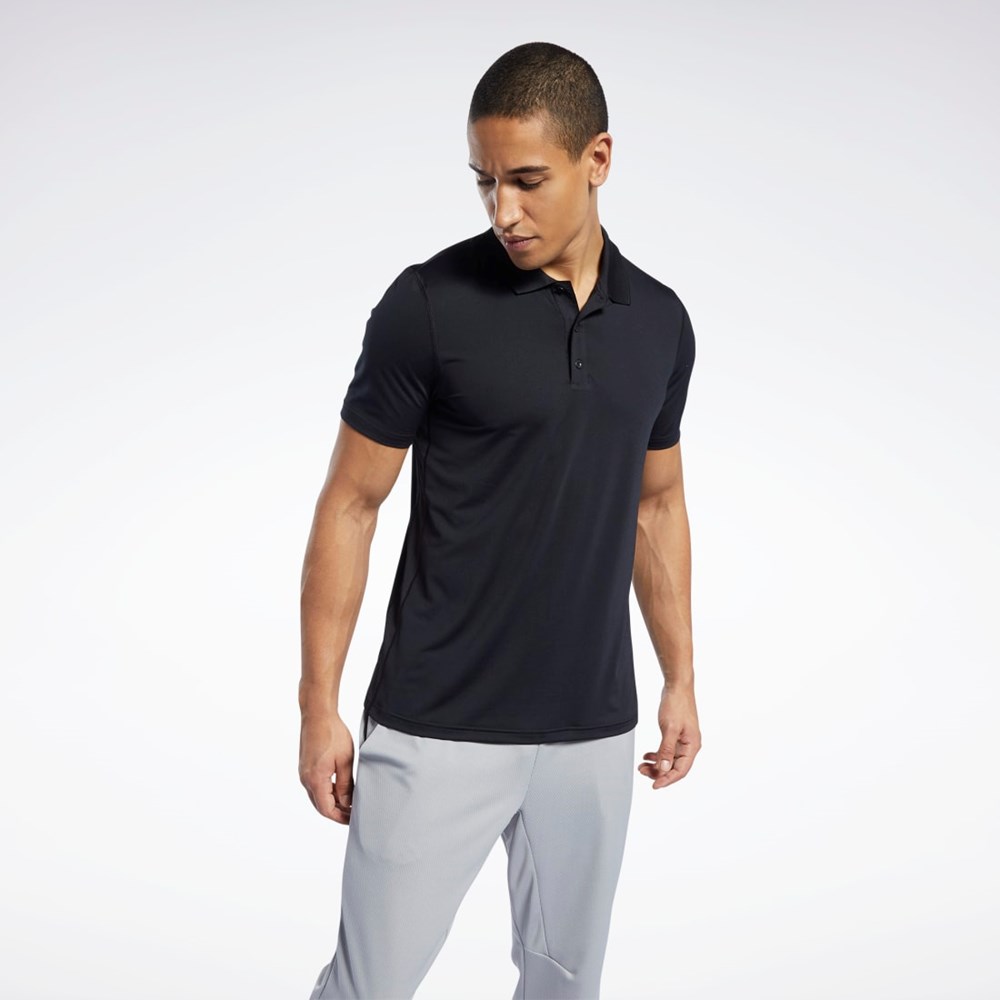 Reebok Workout Ready Polo Shirt Black | FP9115