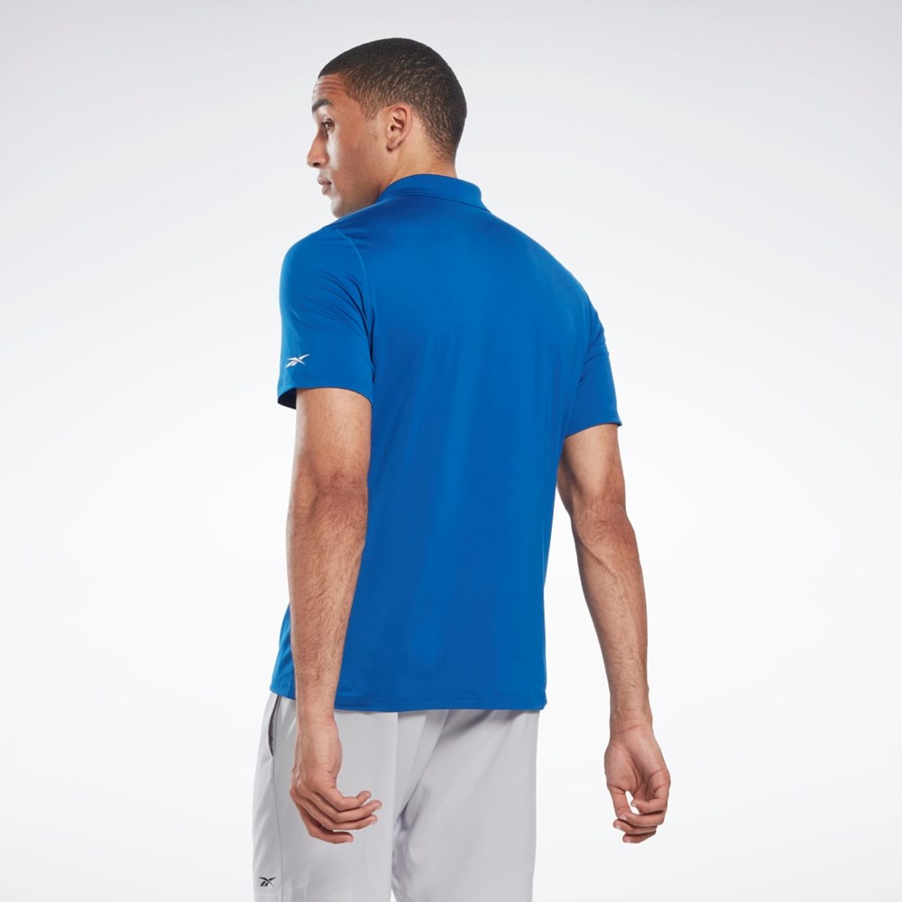 Reebok Workout Ready Polo Shirt Vector Blue | HR3752