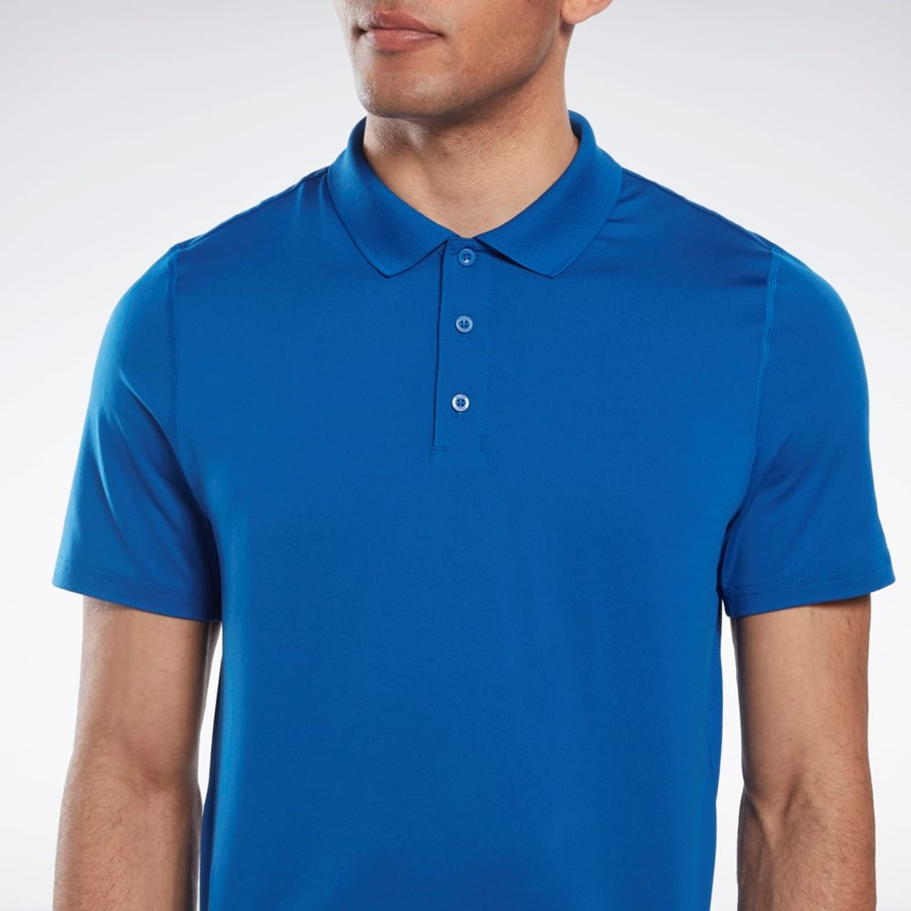 Reebok Workout Ready Polo Shirt Vector Blue | HR3752