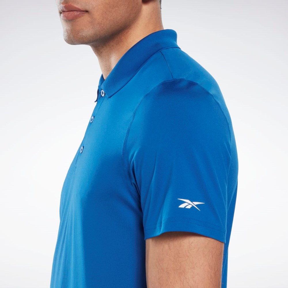 Reebok Workout Ready Polo Shirt Vector Blue | HR3752