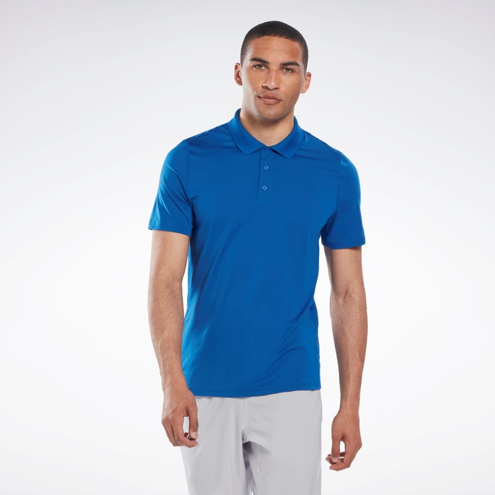 Reebok Workout Ready Polo Shirt Vector Blue | HR3752