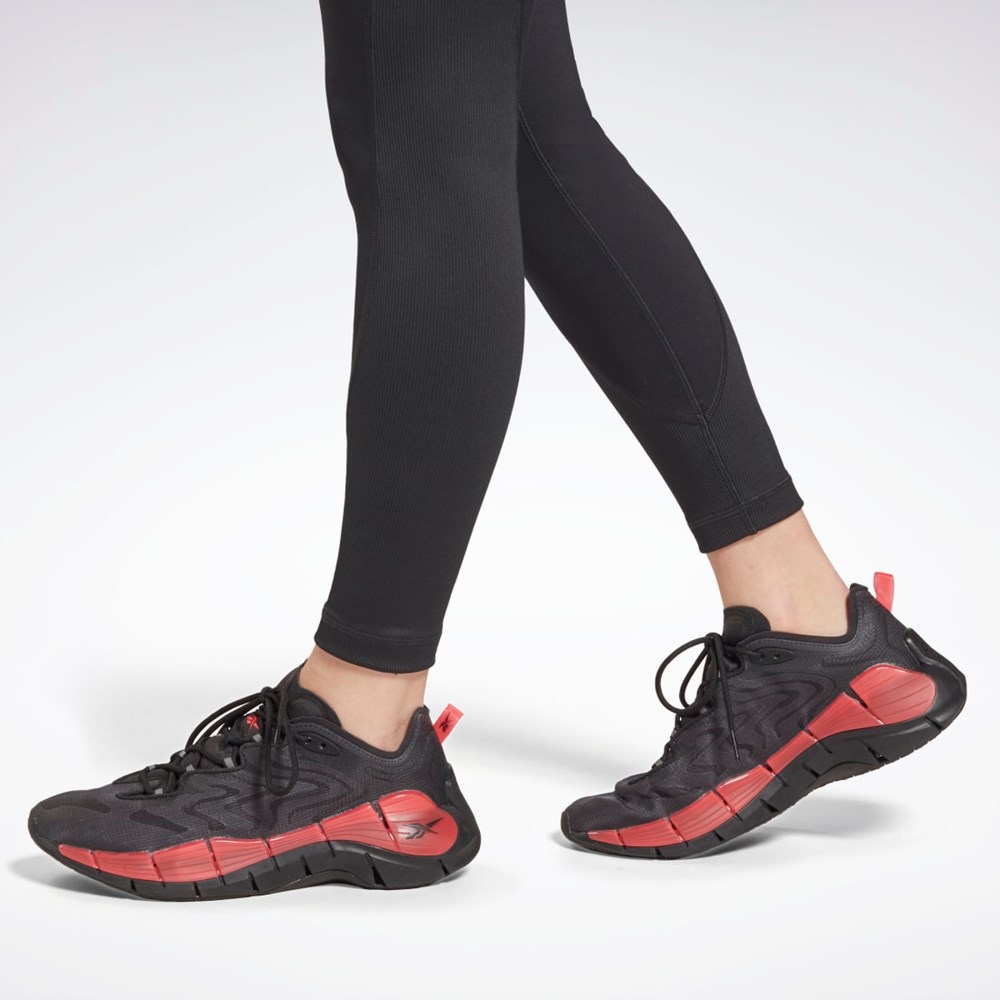 Reebok Workout Ready Rib High-Rise Leggings Black | GR9507