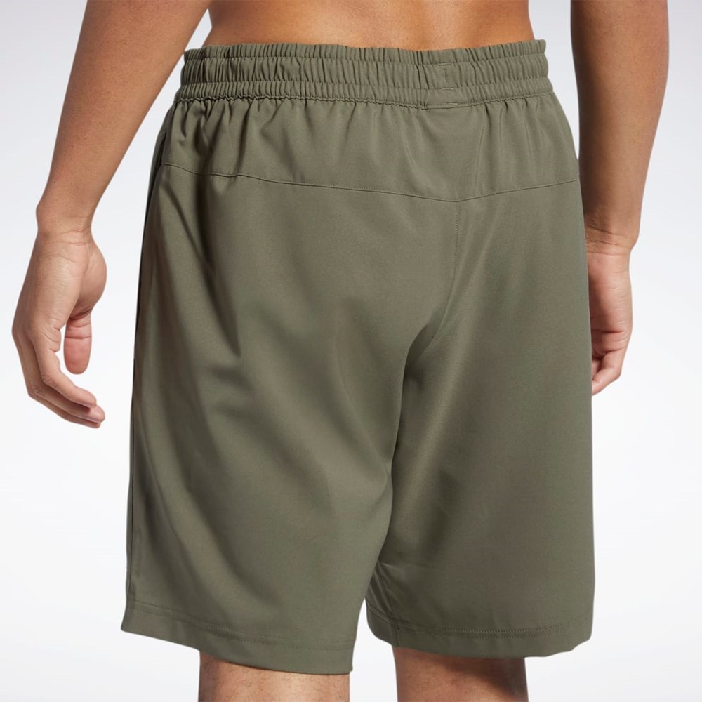 Reebok Workout Ready Shorts Army Green | HG0672