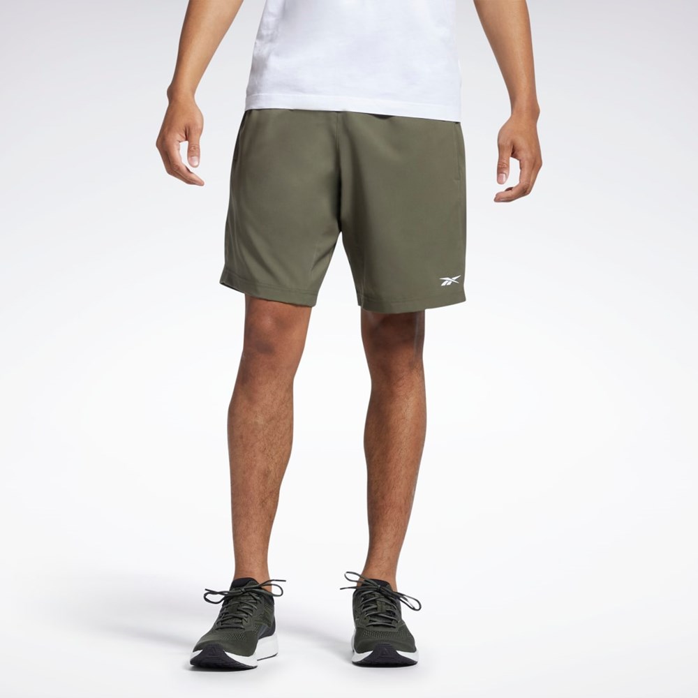 Reebok Workout Ready Shorts Army Green | HG0672