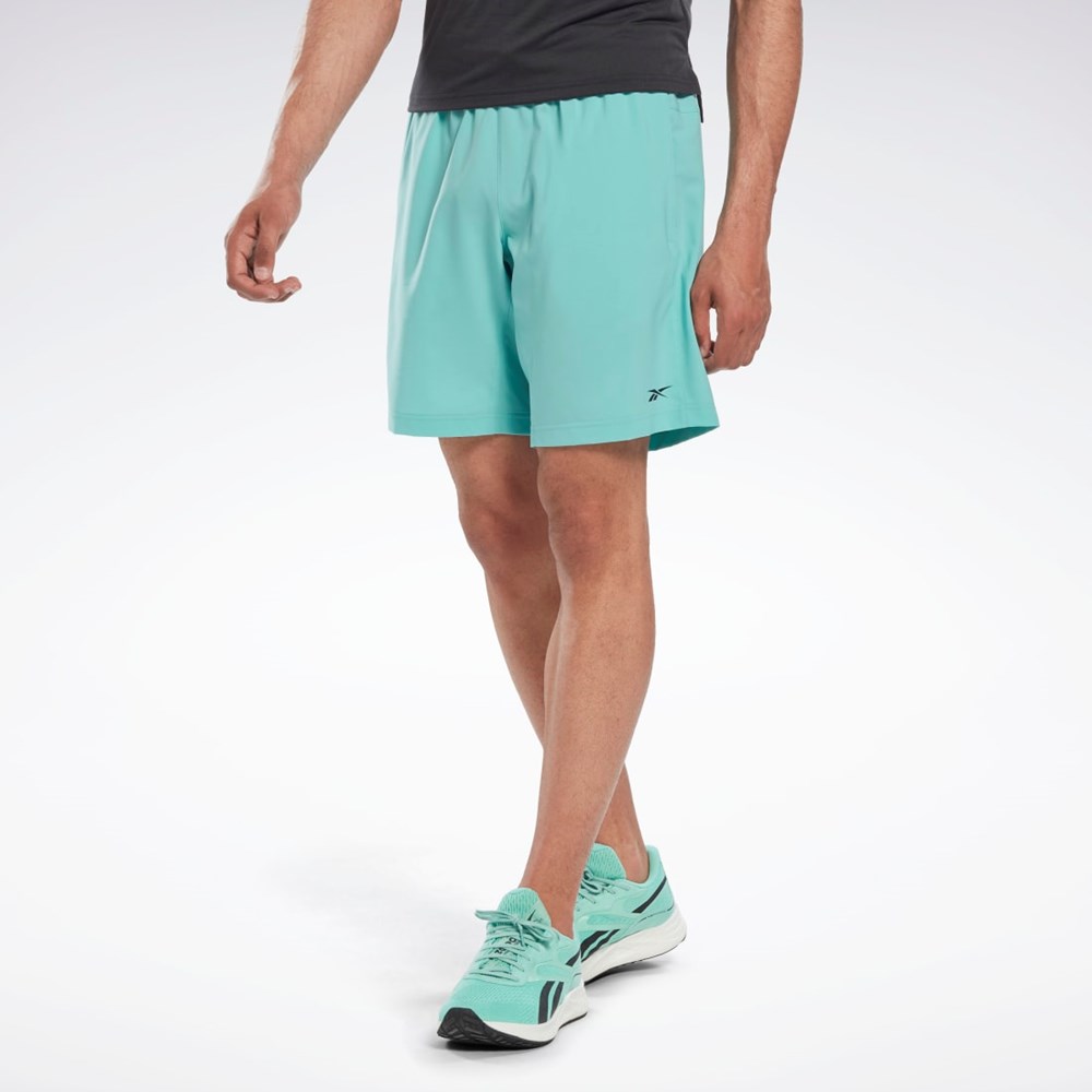 Reebok Workout Ready Shorts Semi Classic Teal | HK4439