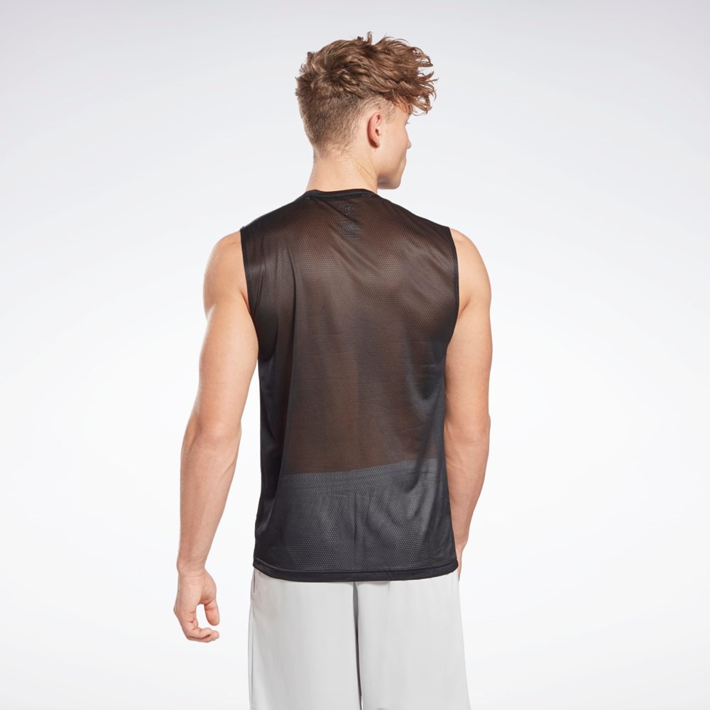 Reebok Workout Ready Sleeveless Tech T-Shirt Black | GJ0852