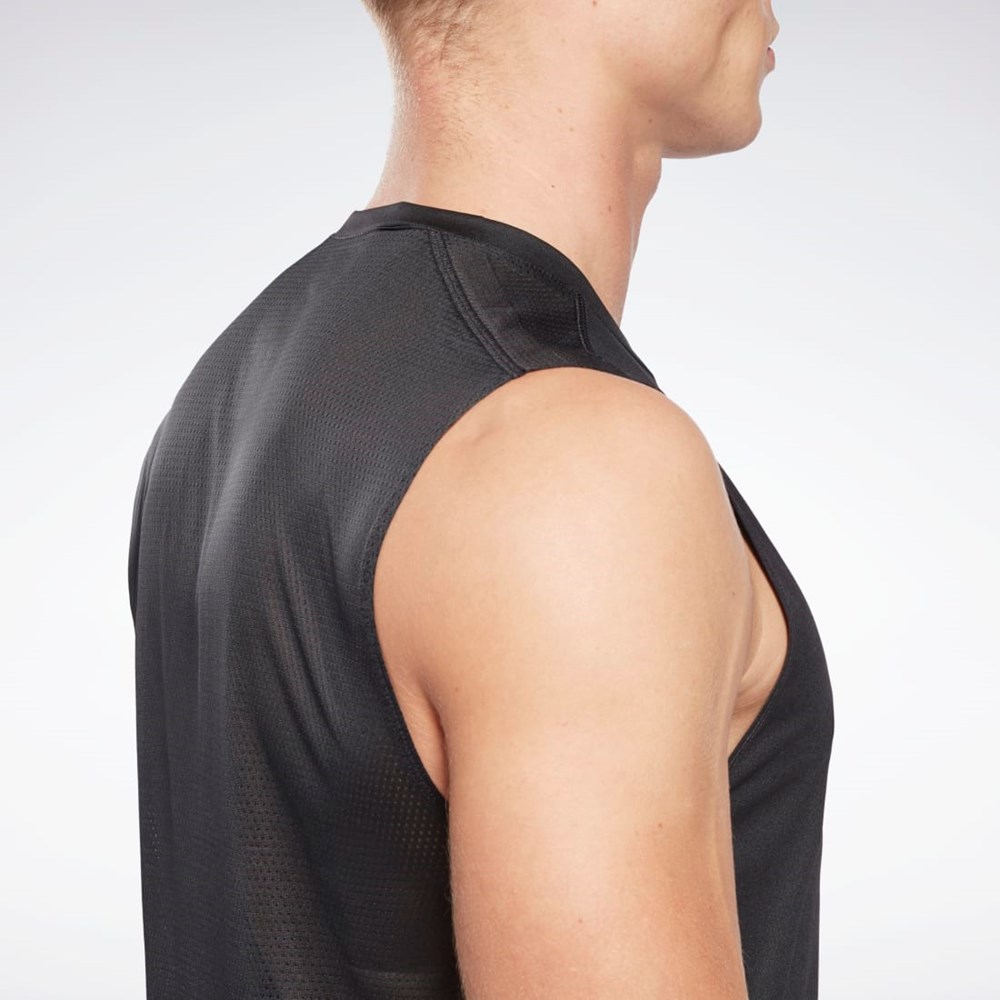 Reebok Workout Ready Sleeveless Tech T-Shirt Black | GJ0852