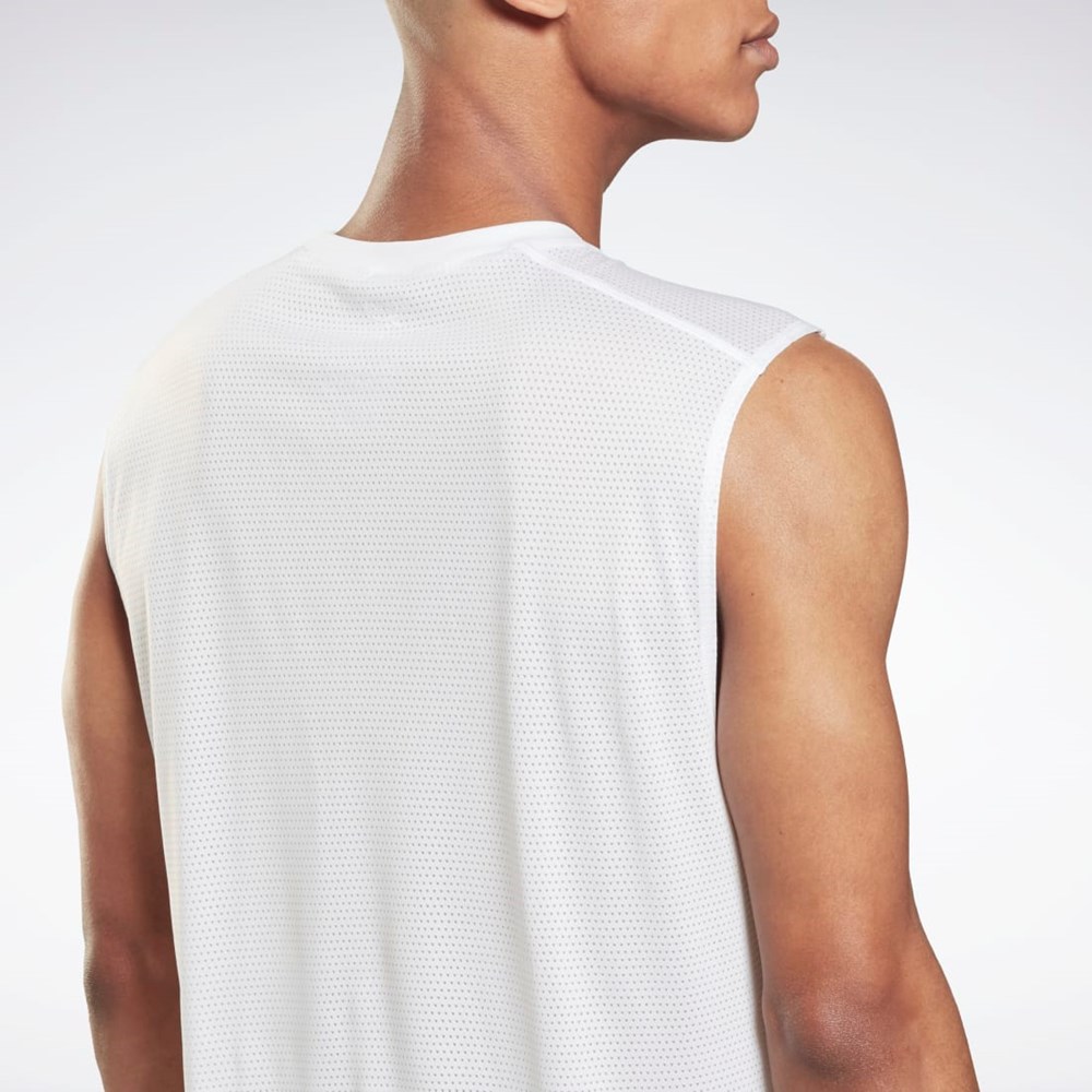 Reebok Workout Ready Sleeveless Tech T-Shirt White / White | H34785