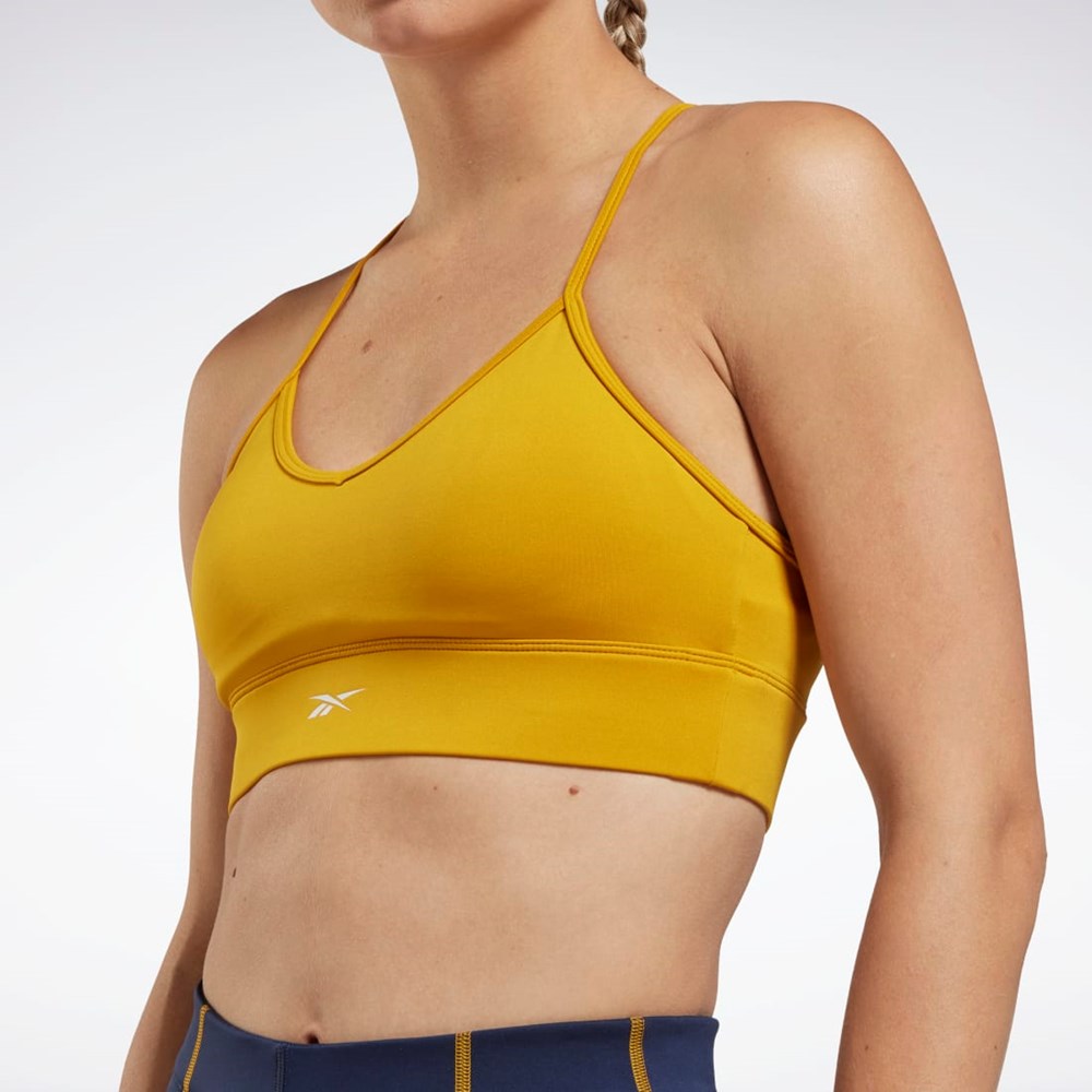 Reebok Workout Ready Sports Bra Bright Ochre | HK4813