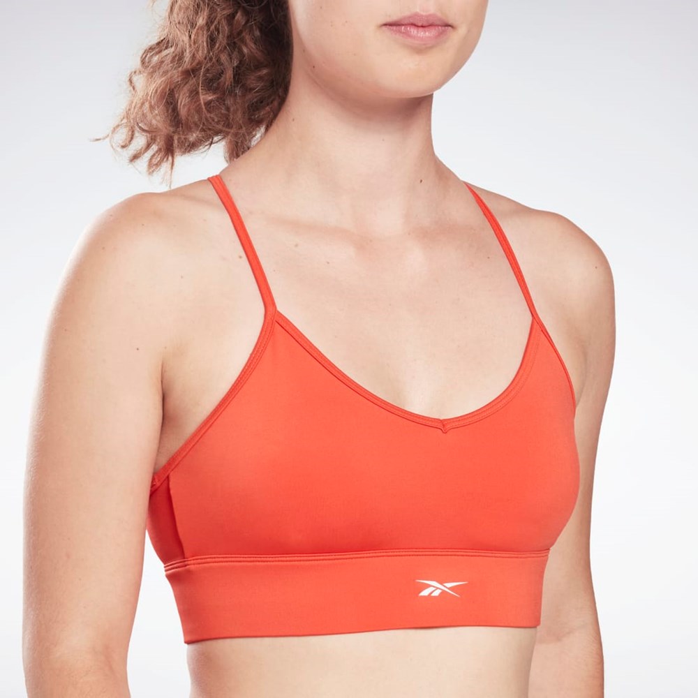 Reebok Workout Ready Sports Bra Dynamic Red | H65608