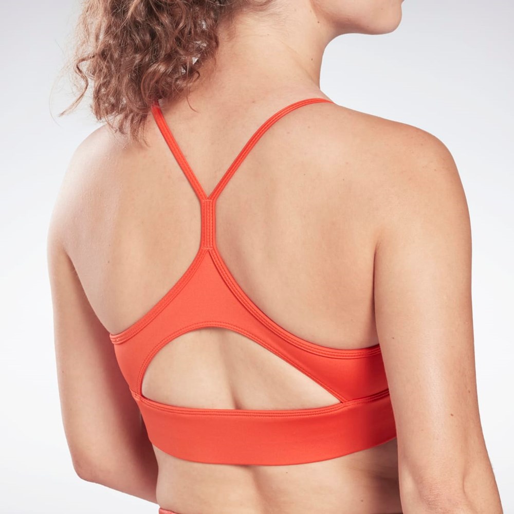 Reebok Workout Ready Sports Bra Dynamic Red | H65608