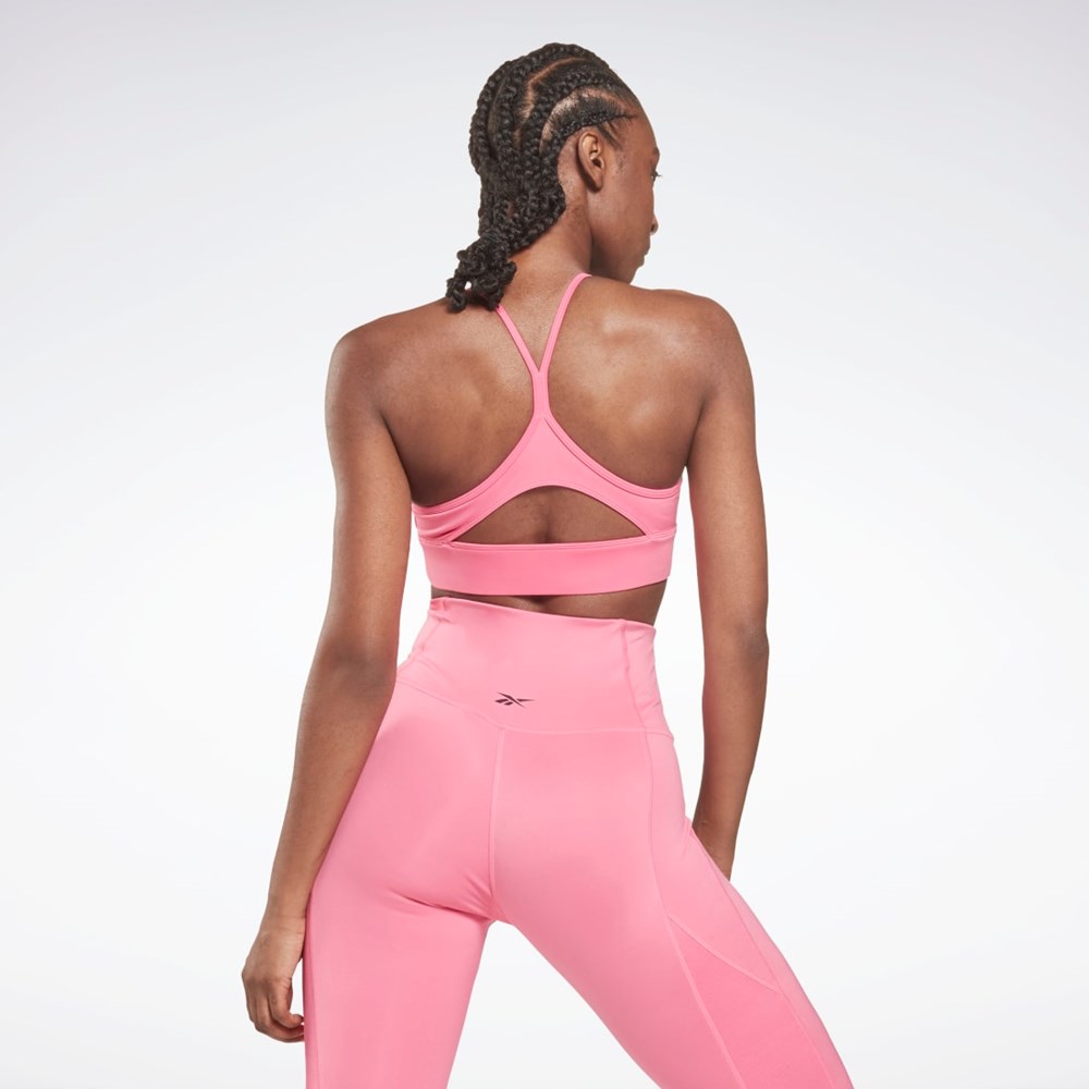 Reebok Workout Ready Sports Bra True Pink | H65613