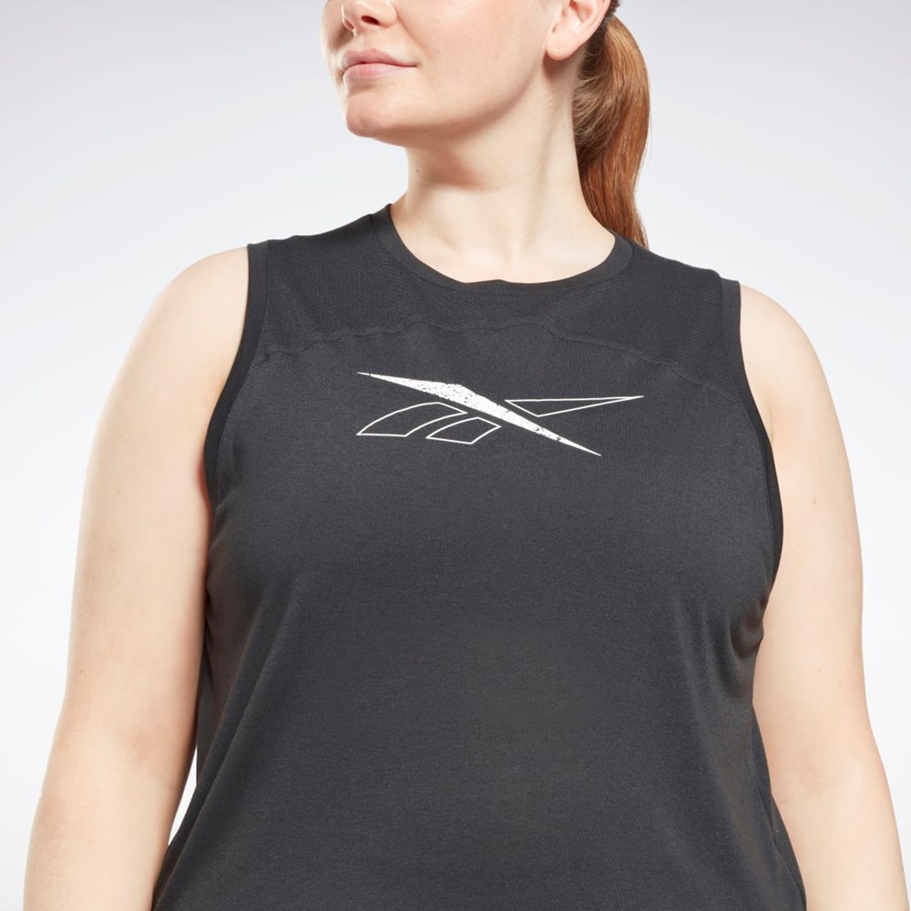 Reebok Workout Ready Supremium Tank Top (Plus Size) Black | GR9252