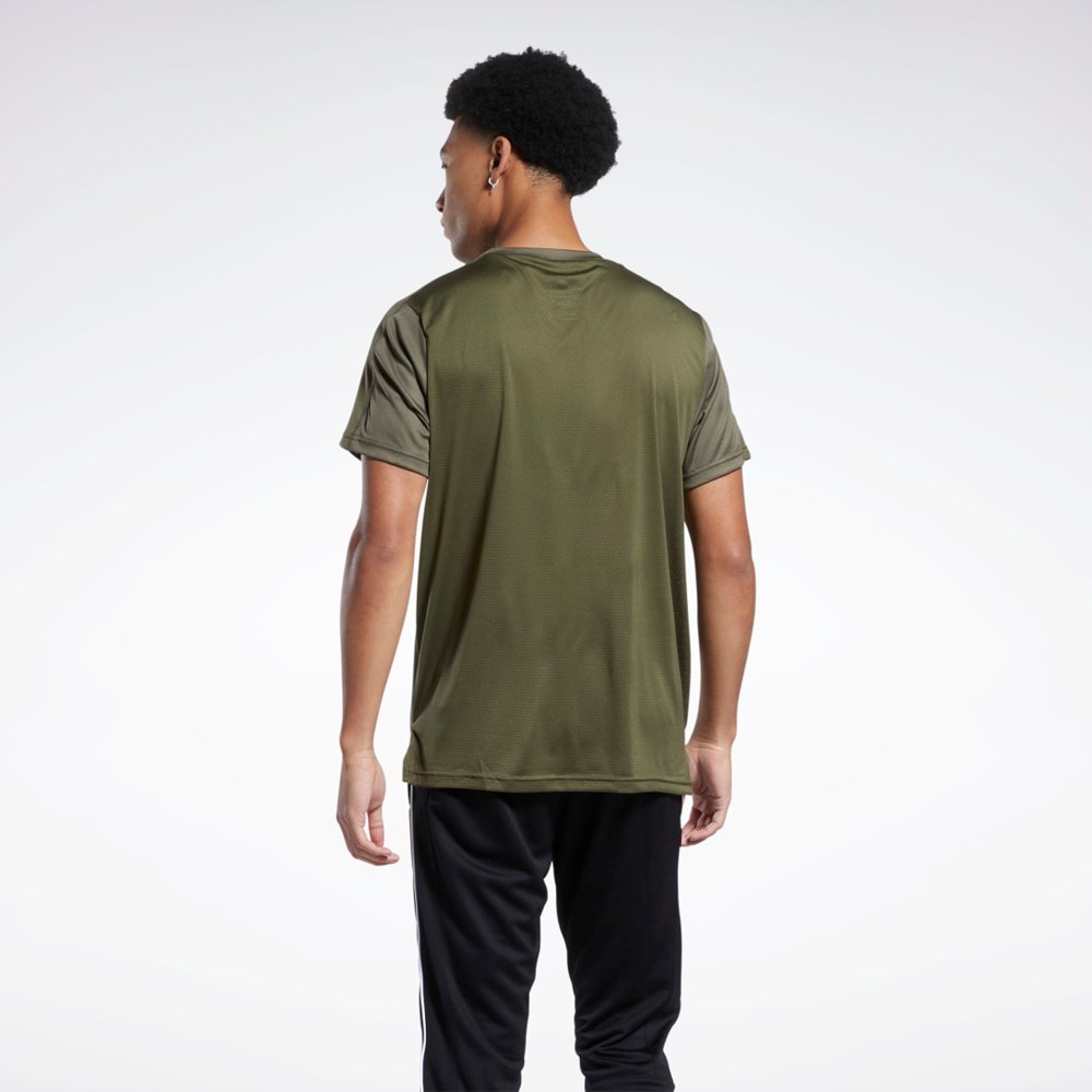 Reebok Workout Ready Tech T-Shirt Army Green | HG0659