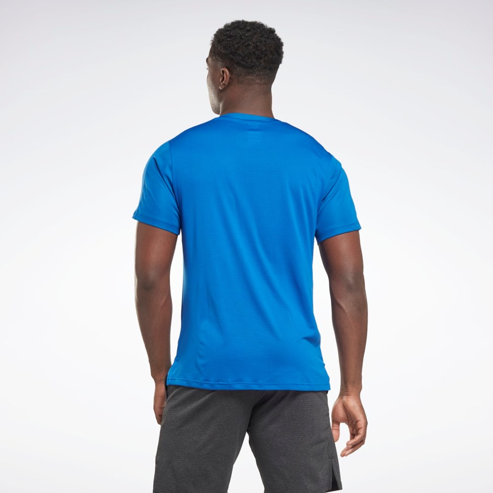 Reebok Workout Ready Tech T-Shirt Vector Blue | HK4446