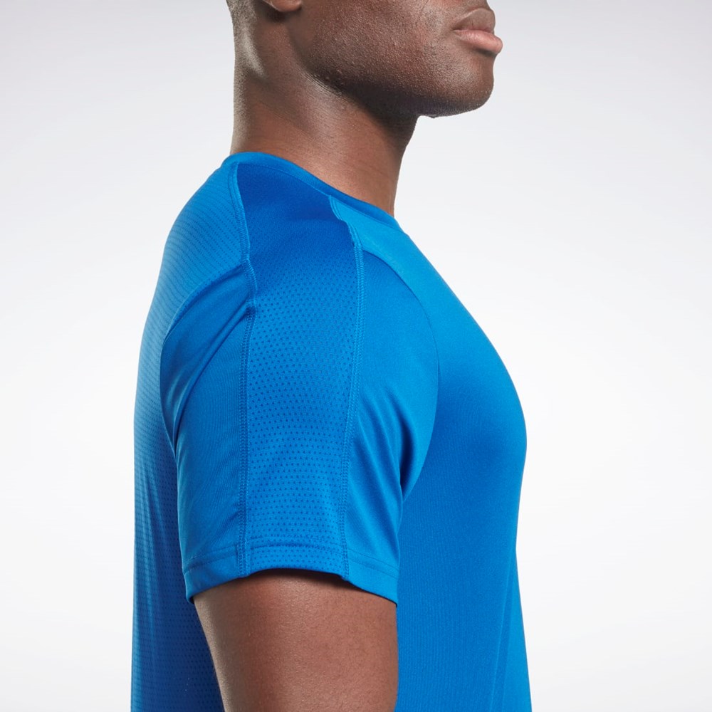 Reebok Workout Ready Tech T-Shirt Vector Blue | HK4446