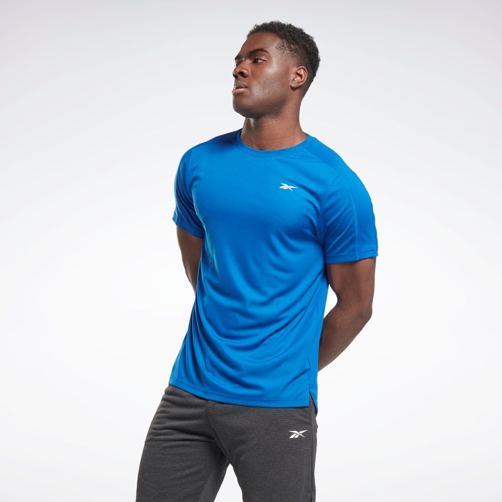 Reebok Workout Ready Tech T-Shirt Vector Blue | HK4446