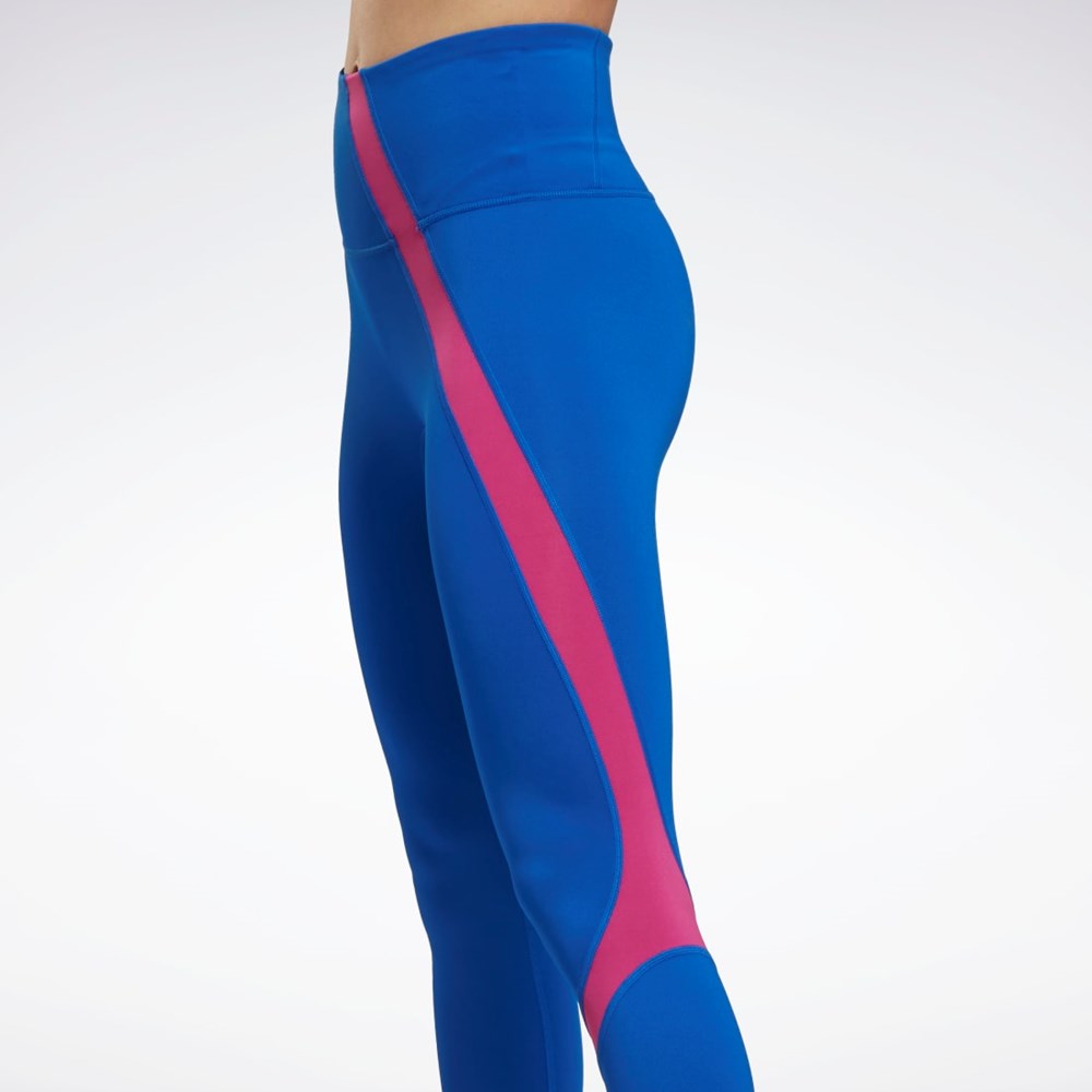 Reebok Workout Ready Vector Leggings Vector Blue | HK4780