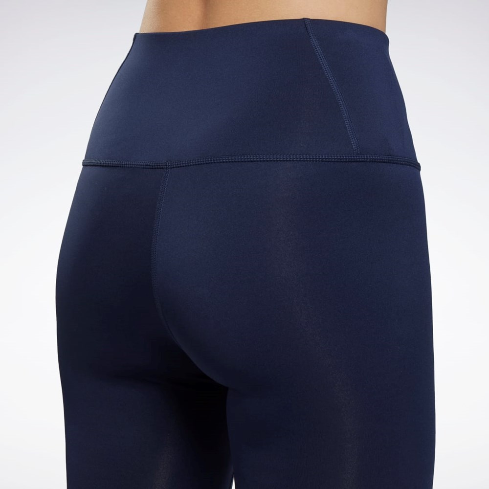 Reebok Workout Ready Vector Leggings Vector Navy | HK4781