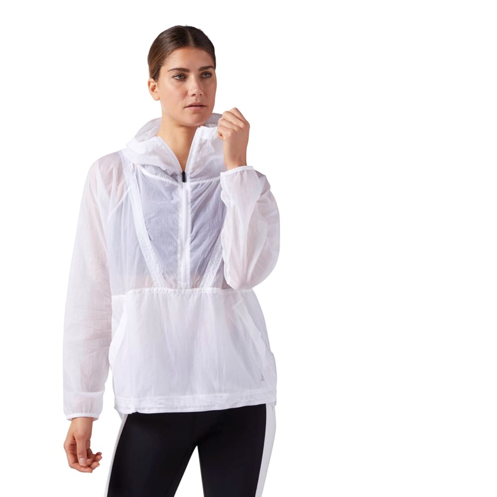 Reebok Woven Anorak Jacket White | CF3203