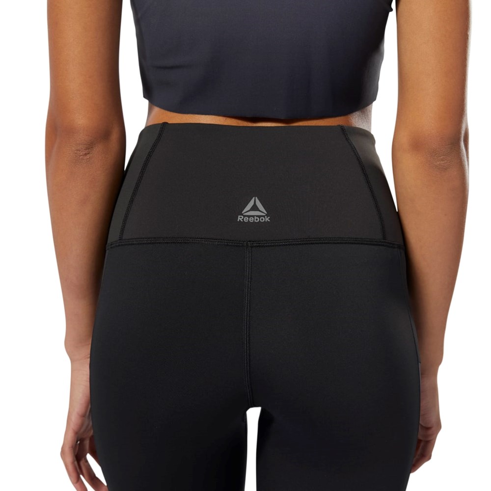Reebok Yoga Ombre Leggings Black / Grey | DU4475