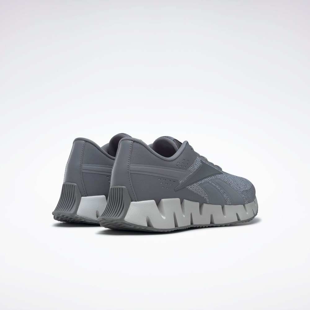 Reebok Zig Dynamica 2 Shoes Pure Grey 3 / Pure Grey 2 / Pure Grey 5 | HQ5896