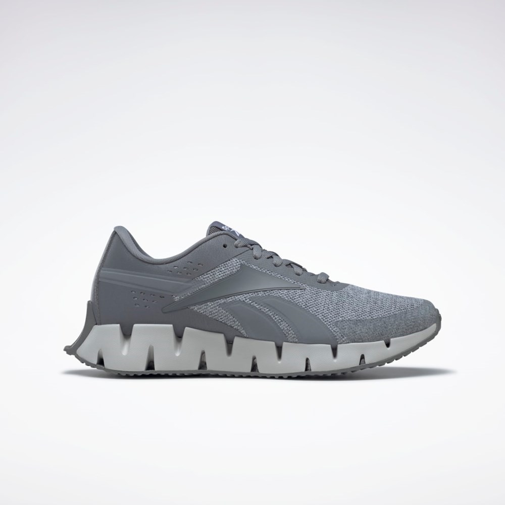 Reebok Zig Dynamica 2 Shoes Pure Grey 3 / Pure Grey 2 / Pure Grey 5 | HQ5896