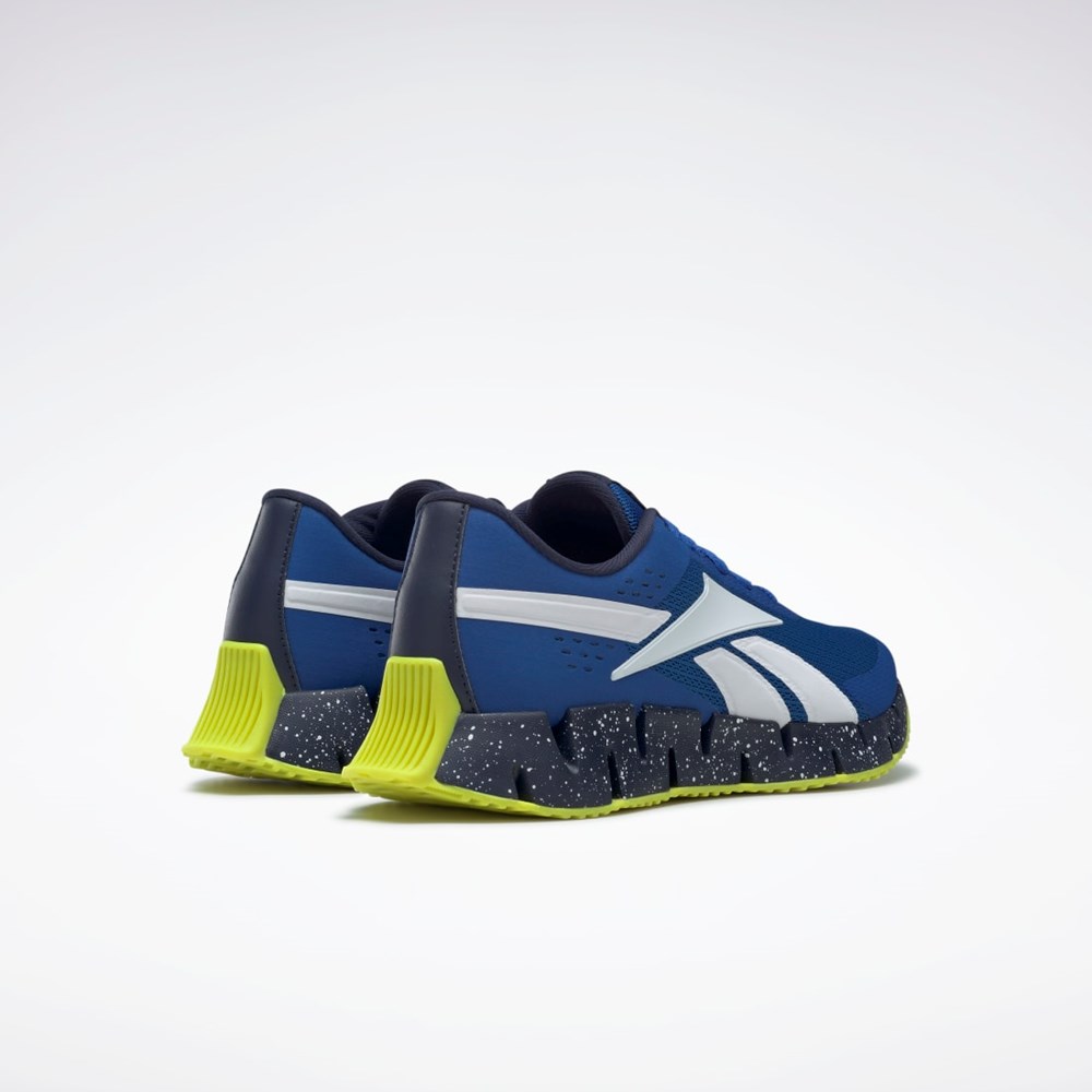 Reebok Zig Dynamica 2 Shoes Vector Blue / Vector Navy / Acid Yellow | HQ5892