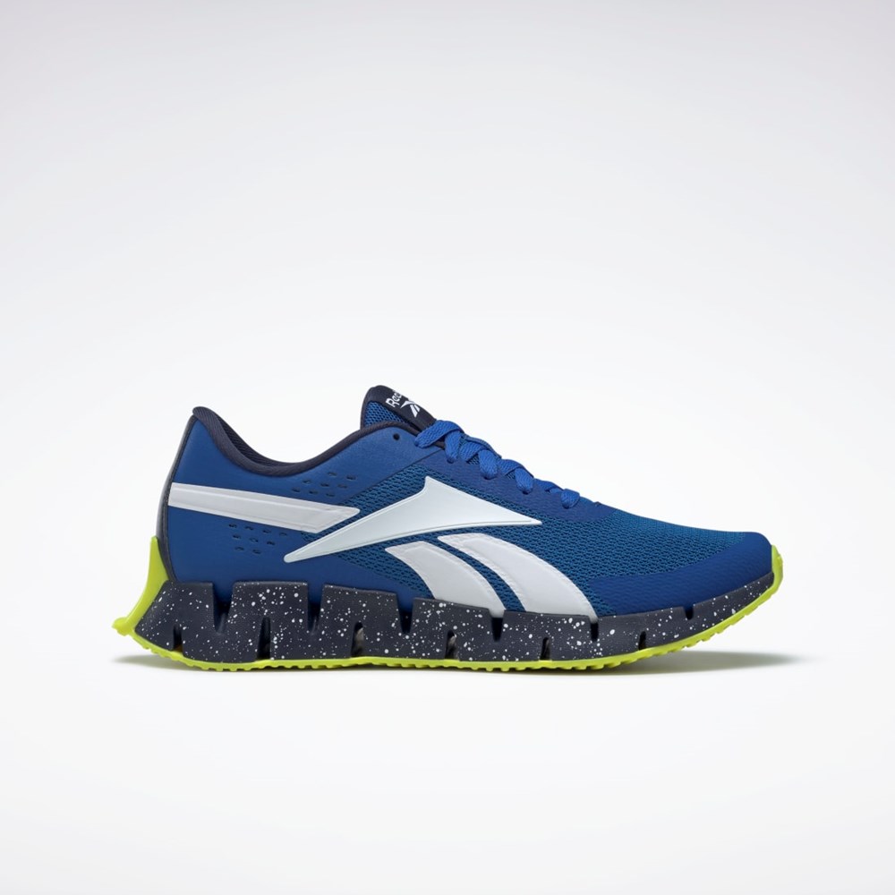 Reebok Zig Dynamica 2 Shoes Vector Blue / Vector Navy / Acid Yellow | HQ5892