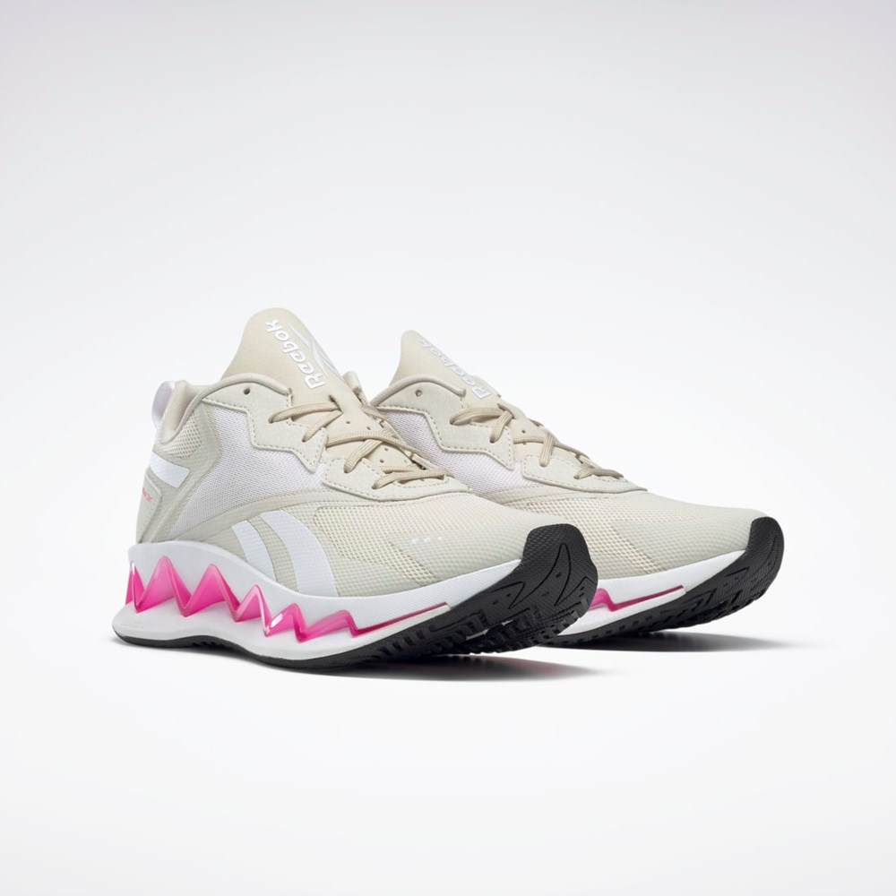 Reebok Zig Elusion Energy Shoes Alabaster / White / Proud Pink | FW7974