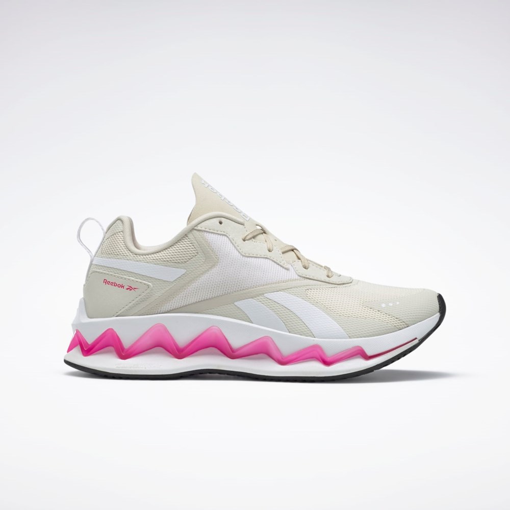 Reebok Zig Elusion Energy Shoes Alabaster / White / Proud Pink | FW7974