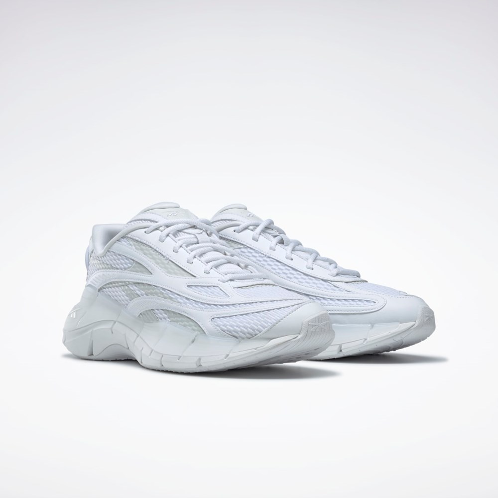 Reebok Zig Kinetica 2.5 Shoes Ftwr White / Pure Grey 1 / Pure Grey 1 | GX0131