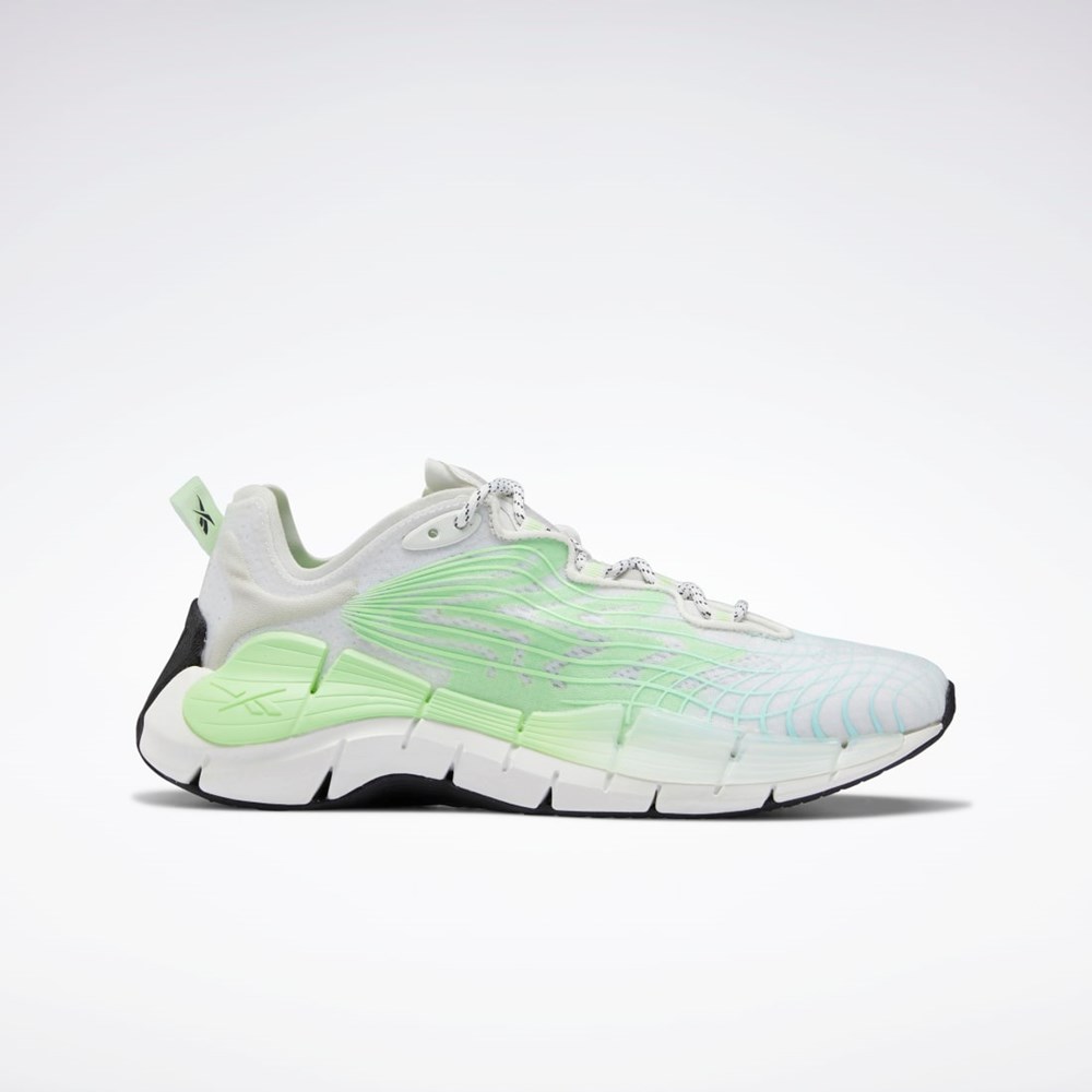 Reebok Zig Kinetica II Shoes GREEN / Neon Mint / True Grey 1 | FX9406