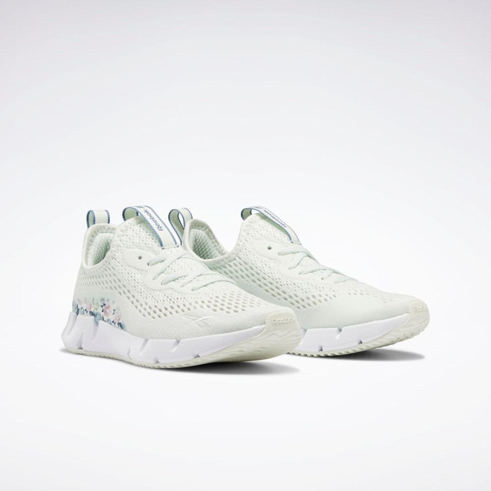 Reebok Zig Sky Shoes Opal Glow / Chalk / Light Sage | GZ6819