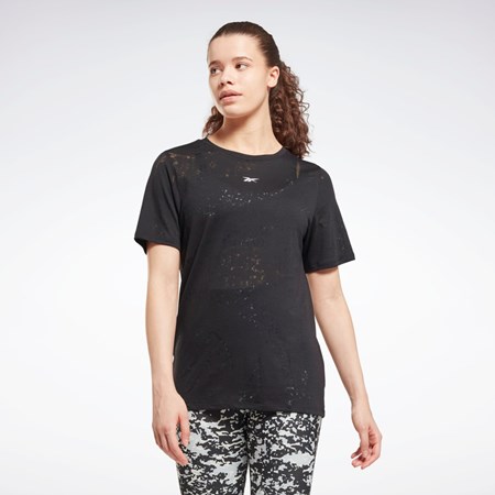 Reebok Burnout T-Shirt Black | HI4057