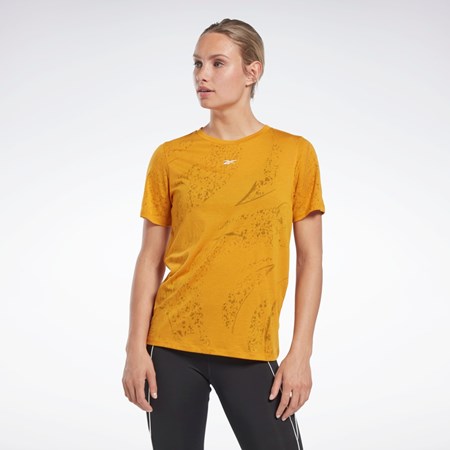 Reebok Burnout T-Shirt Bright Ochre | HK4788