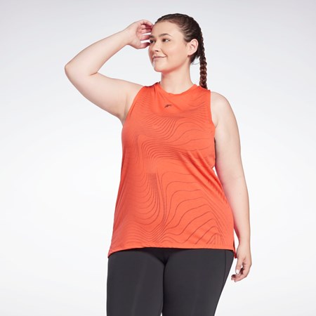 Reebok Burnout Tank Top (Plus Size) Dynamic Red | HB2049