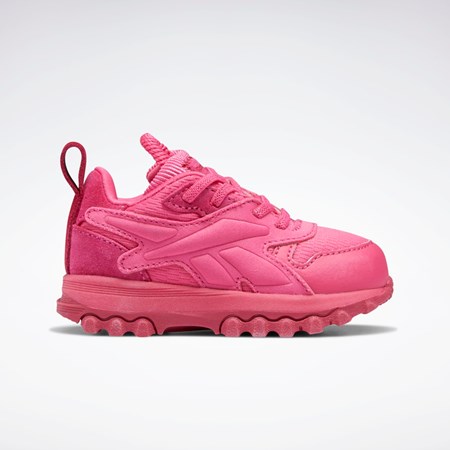 Reebok Cardi B Classic Leather V2 Shoes - Toddler Pink Fusion / Pink Fusion / Rugged Rose | GZ4271