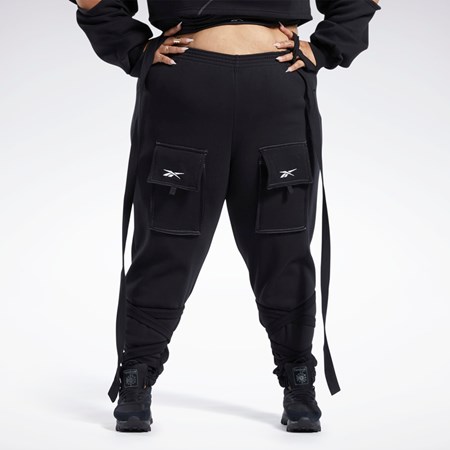 Reebok Cardi B Knit Pants (Plus Size) Black | HH9145