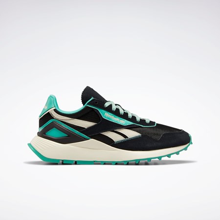 Reebok Classic Leather Legacy AZ Shoes Core Black / Alabaster / Future Teal | G55288