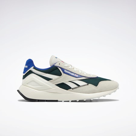 Reebok Classic Leather Legacy AZ Shoes Chalk / Forest Green / Classic Cobalt | GX9347