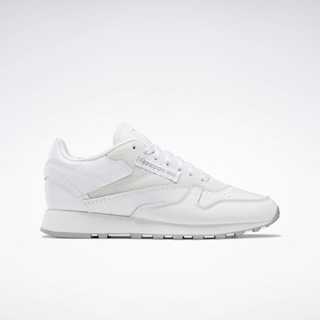 Reebok Classic Leather Make It Yours Shoes Ftwr White / Pure Grey 4 / Rhodonite | GX6196