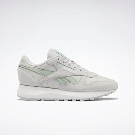 Reebok Classic Leather SP Shoes Pure Grey 2 / Pure Grey 2 / Light Sage | GX6198