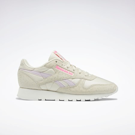 Reebok Classic Leather Shoes Alabaster / Chalk / Quartz Glow | GZ3633