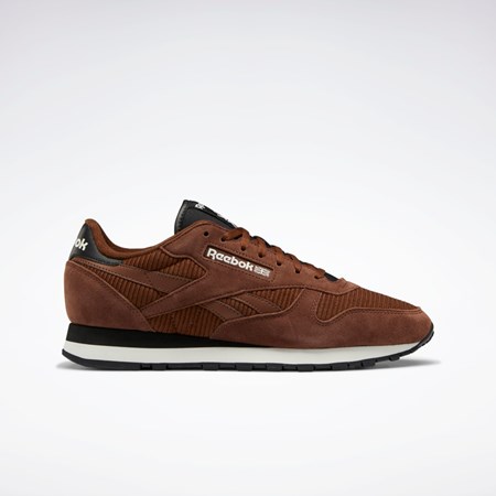 Reebok Classic Leather Shoes Brush Brown / Core Black / Chalk | GW3792