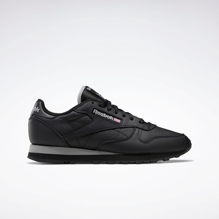 Reebok Classic Leather Shoes Core Black / Pure Grey 4 / Core Black | GW3330