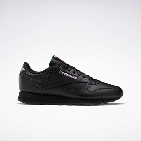 Reebok Classic Leather Shoes Core Black / Core Black / Pure Grey 5 | GY0955