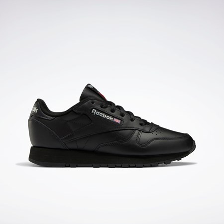 Reebok Classic Leather Shoes Core Black / Core Black / Pure Grey 5 | GY0960