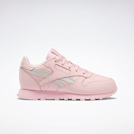 Reebok Classic Leather Shoes - Preschool Pink Glow / Pink Glow / Pink Glow | HQ3904